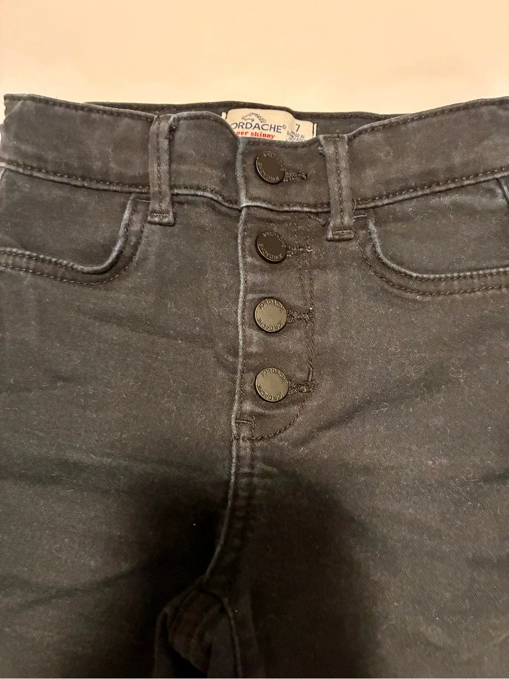 Jordache Kids Black Slim Straight Jeans